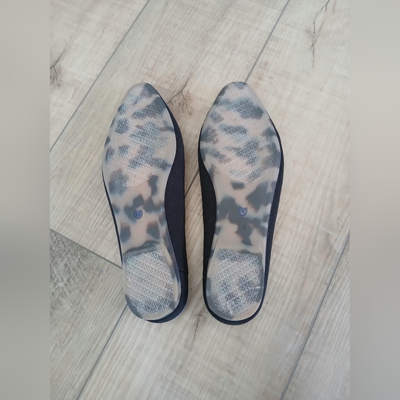 NWOT Rothy's Almond Demi Fllat Mules in Dark Blue. Size 8.5 - Picture 5 of 8